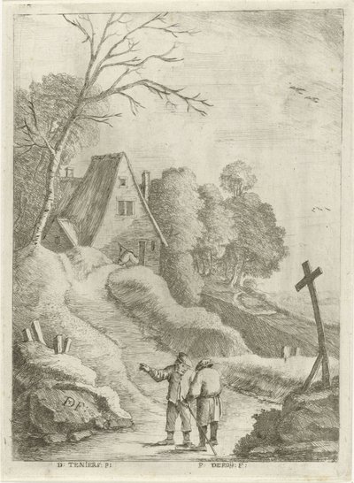 Kopcovitá krajina od François Deroy