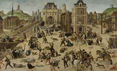 Masakr na Den svatého Bartoloměje od Francois Dubois