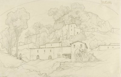 Rocca di Papa od François Edouard Bertin