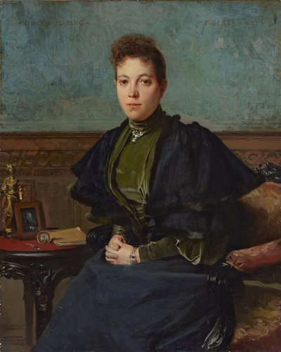Portrét Věry Charitonenko od Francois Flameng