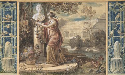 Alegorie císařovny Josephine jako patronky zahrad v Malmaison, ca. 1805-6. od François Gérard