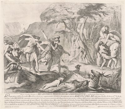 Seconda Macchina pro Čínu z roku 1743: Královský lov od François Hutin
