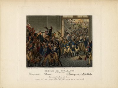 Napoleon se vrací z ostrova Elba, 1815 od François Joseph Heim