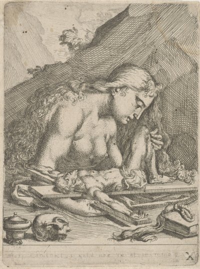 Svatá Marie Magdalena jako kajícná hříšnice od François Joseph Lonsing