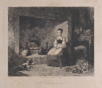 Chata La Chaumiere, 1800-50., 1800-50. od François Jules Collignon