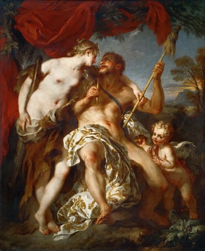 Herkules a Omphale od François Le Moyne