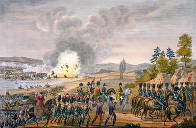 Francouzi ustupují po bitvě u Lipska, Německo, 19. října 1813 od François Pigeot