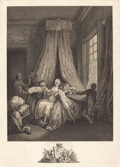Ovoce tajné lásky od François Voyez after Pierre Antoine Baudouin