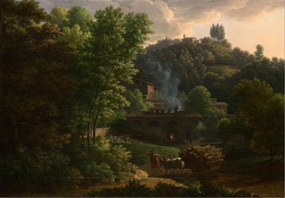 Italská krajina od Francois Xavier Fabre