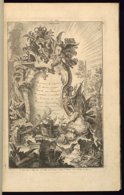 Design pro kartuše od François de Cuvilliés the Elder