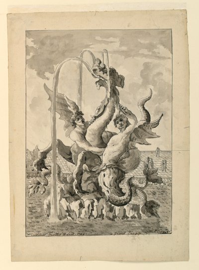 Design pro Grand Trianon ve Versailles od François de Cuvilliés the Elder