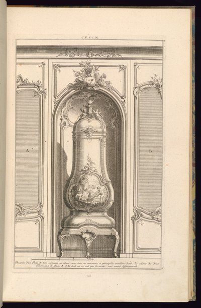 Kresba glazovaných zemních kamen v bílé barvě…Jinak od François de Cuvilliés the Elder
