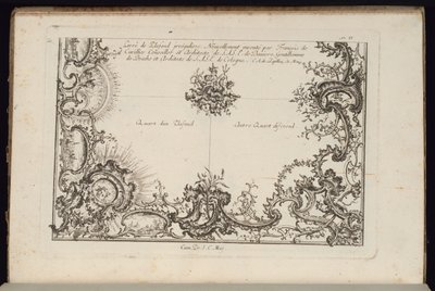 Dvě čtvrtiny stropu, Nová kniha nepravidelných stropů od François de Cuvilliés the Elder