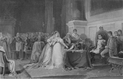 Rozvod Josephine, 1846, polovina 19. století. od François de Meersman
