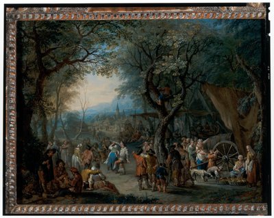 Vesnická pouť od Frans Christoph Janneck
