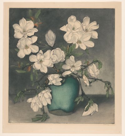 Magnoliatacken od Frans Everbag (signed by artist)