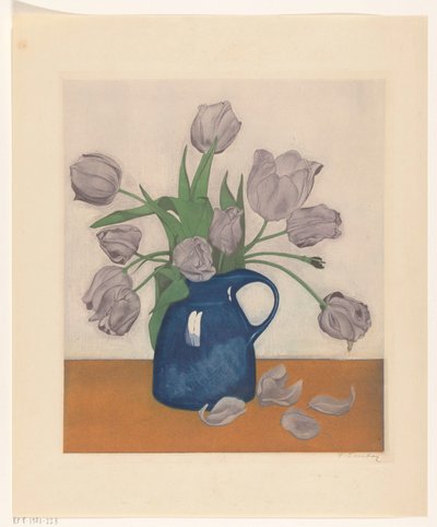 Tulipány ve džbánu od Frans Everbag (signed by artist)