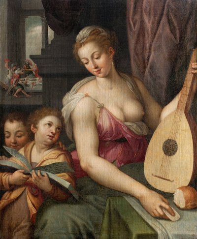 Alegorie hudby, c.1575 od Frans Floris