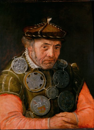 Posel komory rétorů nebo cechu ... od Frans Floris