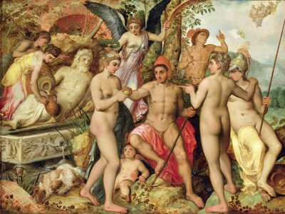 Soud v Paříži, 1548 od Frans Floris