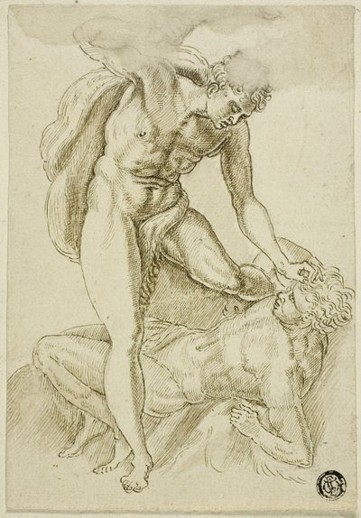 Kain zabíjí Ábela od Frans Floris I