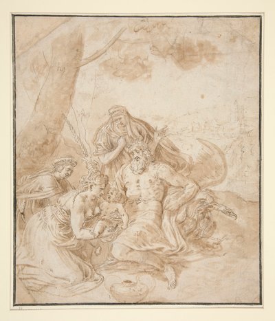 Narození Baccha od Frans Floris the Elder