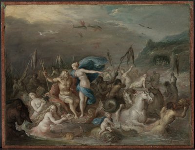 Triumf Neptuna a Amfitritu, 30. léta 17. století. od Frans Francken