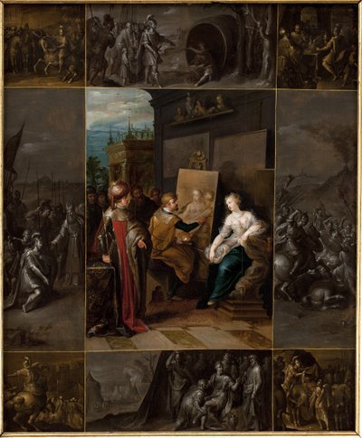 Apelles Painting Campaspe od Frans Francken d.Y.