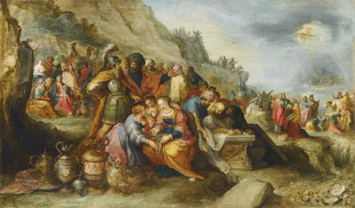 Izraelité po překročení Rudého moře u hrobu patriarchy Josefa, 1630 od Frans Francken the Younger