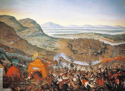Rakousko, Vídeň, obležení Vídně Turky 16. července od Frans Geffels