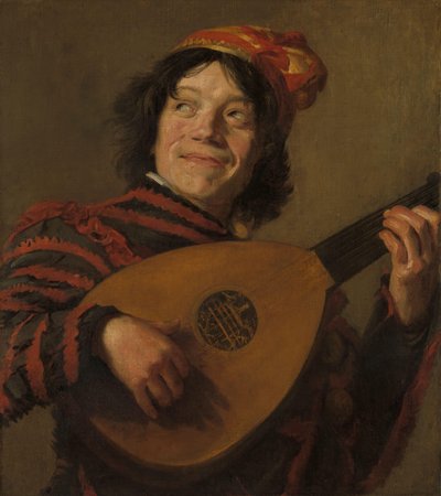 Hráč na loutnu od Frans Hals (copy after)