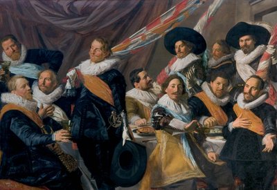 Banket důstojníků Občanské gardy svatého Jiří od Frans Hals