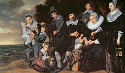 Rodinná skupina v krajině, c.1647-50 od Frans Hals