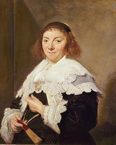 Maria Pietersdatter Olycann, manželka Andriese van der Horna, 1638 od Frans Hals