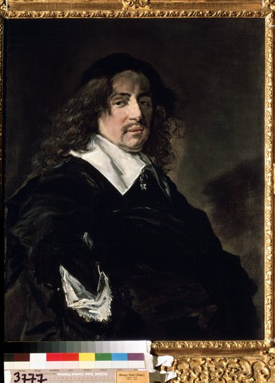 ""Portrét muže"" Toto je pravděpodobně holandský buržoazní. Obraz Franze Halse (1581-1666) kolem roku 1660 Rozměr 84,5x67 cm Ermitážní muzeum Petrohrad od Frans Hals