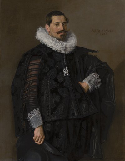 Portrét Jacoba Olycana, 1625 od Frans Hals