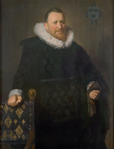 Portrét Nicholaese Woutersz. van der Meera (1574-1637) od Frans Hals