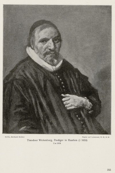 Portrét Theodora Wikenburga od Frans Hals