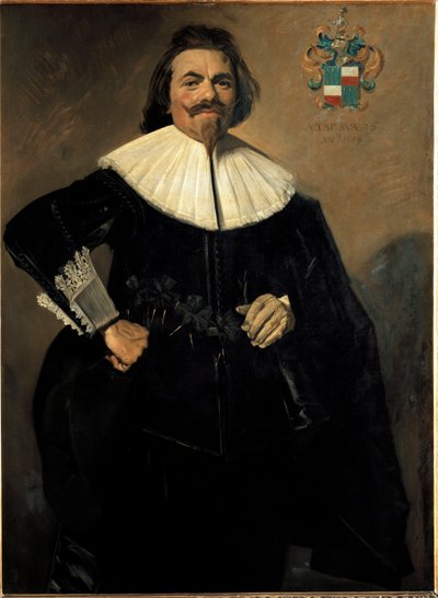 Portrét Tielemana Roostermana, holandského obchodníka (Painting od Frans Hals