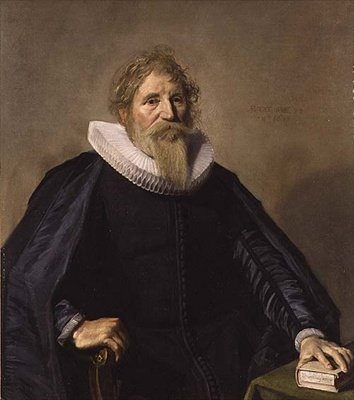 Portrét vousatého muže od Frans Hals