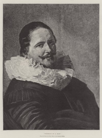 Portrét muže od Frans Hals