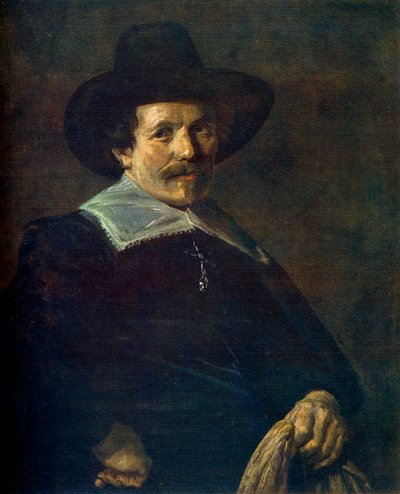 Portrét muže držícího rukavice, c1645, 1912. od Frans Hals