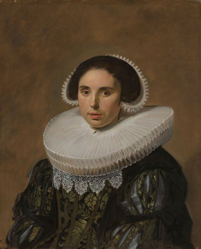 Portrét ženy, c. 1635 od Frans Hals