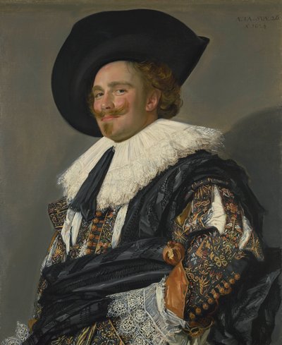 Smějící se kavalír od Frans Hals