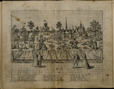 Svatba vévody Jana Viléma z Jülich-Cleves-Berg a Jakobey z Badenu, 1585 od Frans Hogenberg