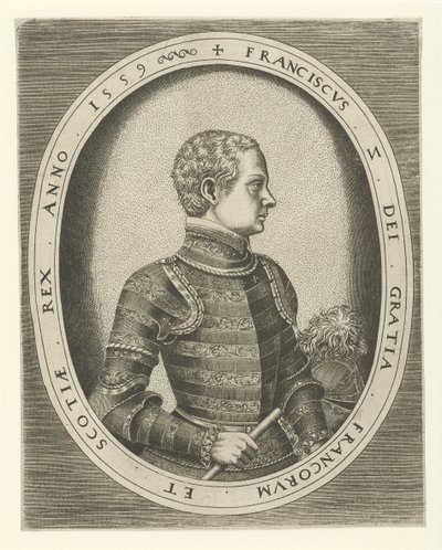Portrét Františka II Francie 1544-1560, 1559 od Frans Huys