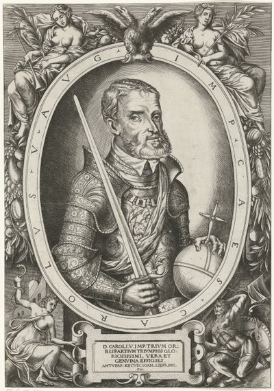 Portrét Karla V. Habsburského od Frans Huys