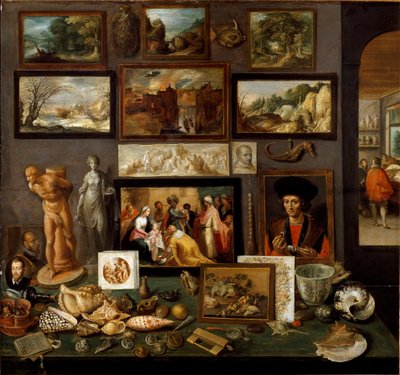 Kabinet umění a kuriozit (Malba od Frans II Francken
