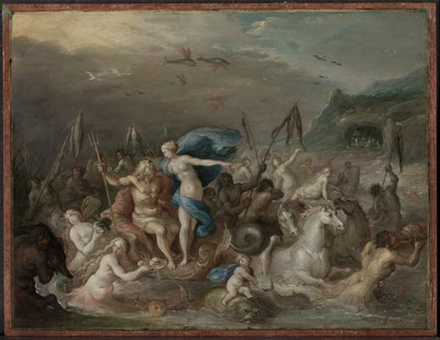 Triumf Neptuna a Amfitrity od Frans II Francken