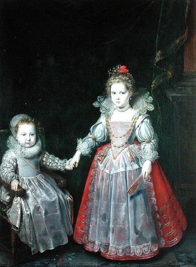 Philippe Emmanuel de Croy a jeho sestra Marie od Frans II Pourbus
